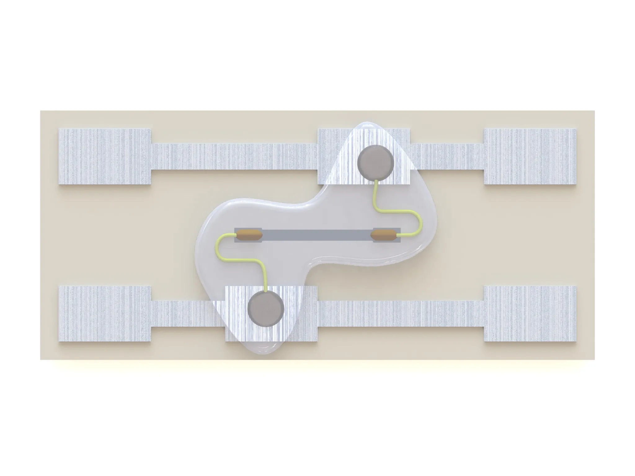 Backed Semiconductor Strain Gages | Piezo-Metrics